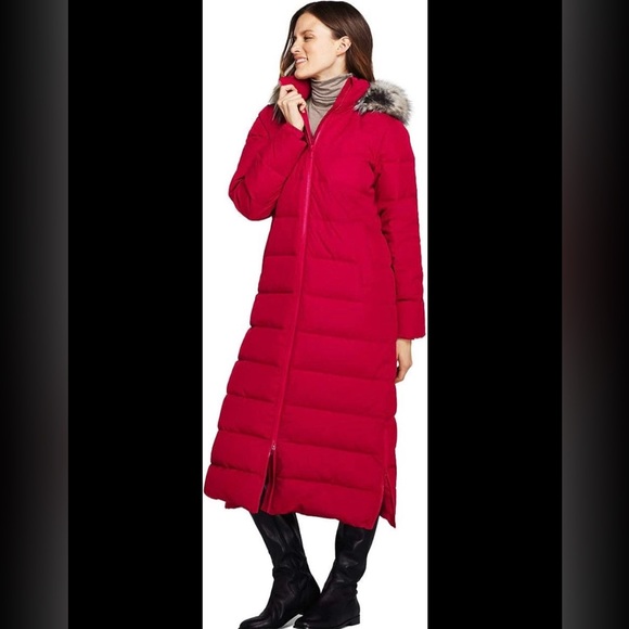 Lands' End Jackets & Blazers - NWT Women’s Lands’ End Max 600 Down Long Maxi Coat w fur lined hood
Sold Out